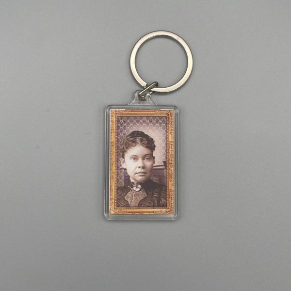 Lizzie Borden Face Keychain