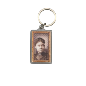 Lizzie Borden Shop - Official Lizzie Borden House Holographic Keychain | Halloween Keychain | Gothic Accessories | Spooky Jewelry