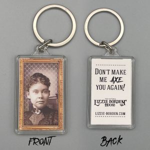 Lizzie Borden Face Keychain