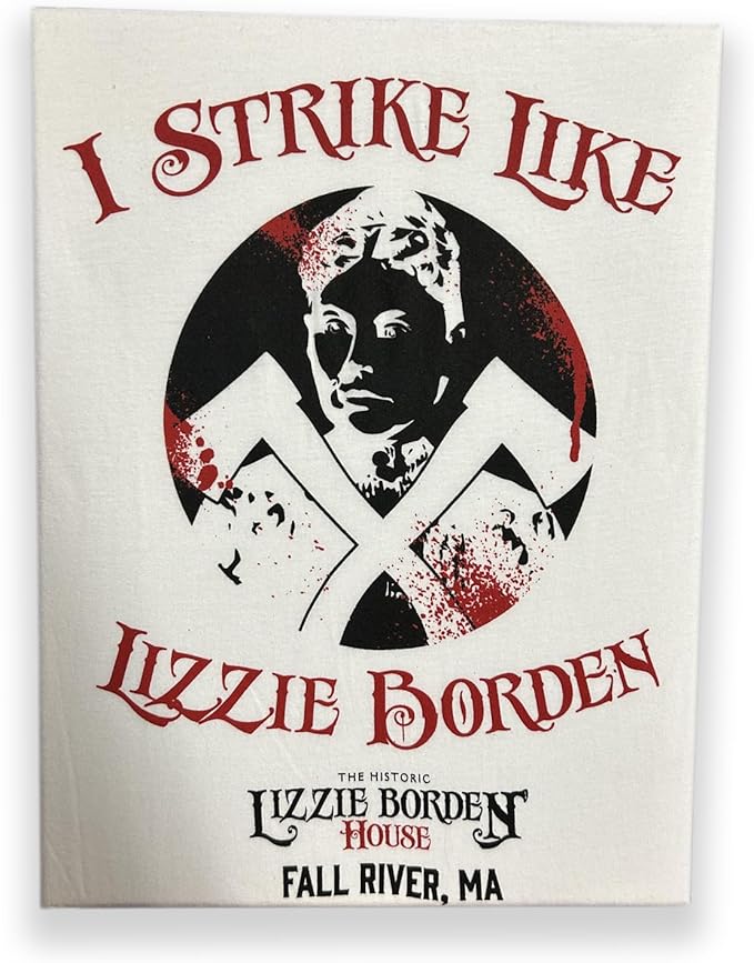 Official Lizzie Borden House T-Shirt – I Strike Like Lizzie Image