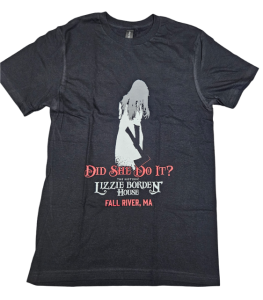 Lizzie Borden Shop - Official Lizzie Borden House T-Shirt - Did She Do It?