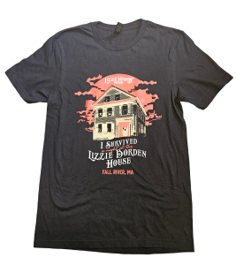 Lizzie Borden Shop - Official Lizzie Borden House T-Shirt - I Survived