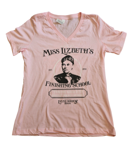 Lizzie Borden Shop - Official Lizzie Borden House T-Shirt - Miss Lizbeth's Finishing School