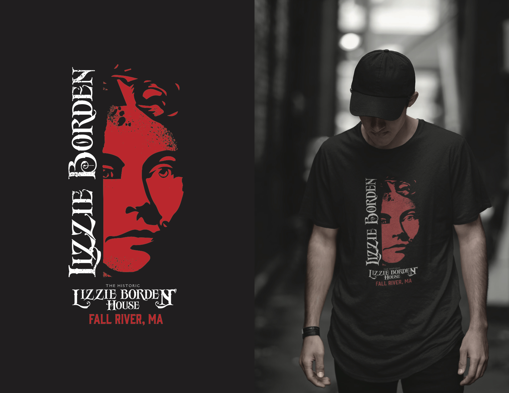 Lizzie Red Face T-Shirt Image