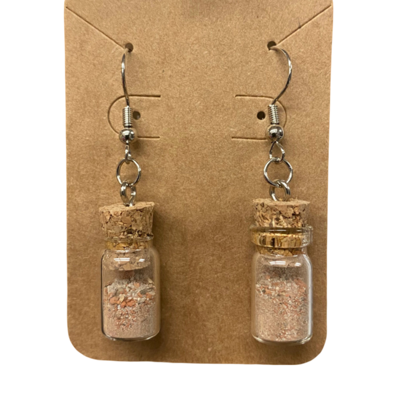 Official Lizzie Borden House Brick Dust Earrings | Halloween Jewelry | Gothic Accessories | Spooky Earrings Image