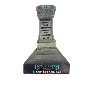 Lizzie Borden Shop - Official Lizzie Borden House Gravestone Decorative Magnet | Halloween Fridge Magnet | Gothic Home Decor | Spooky Locker Decorations