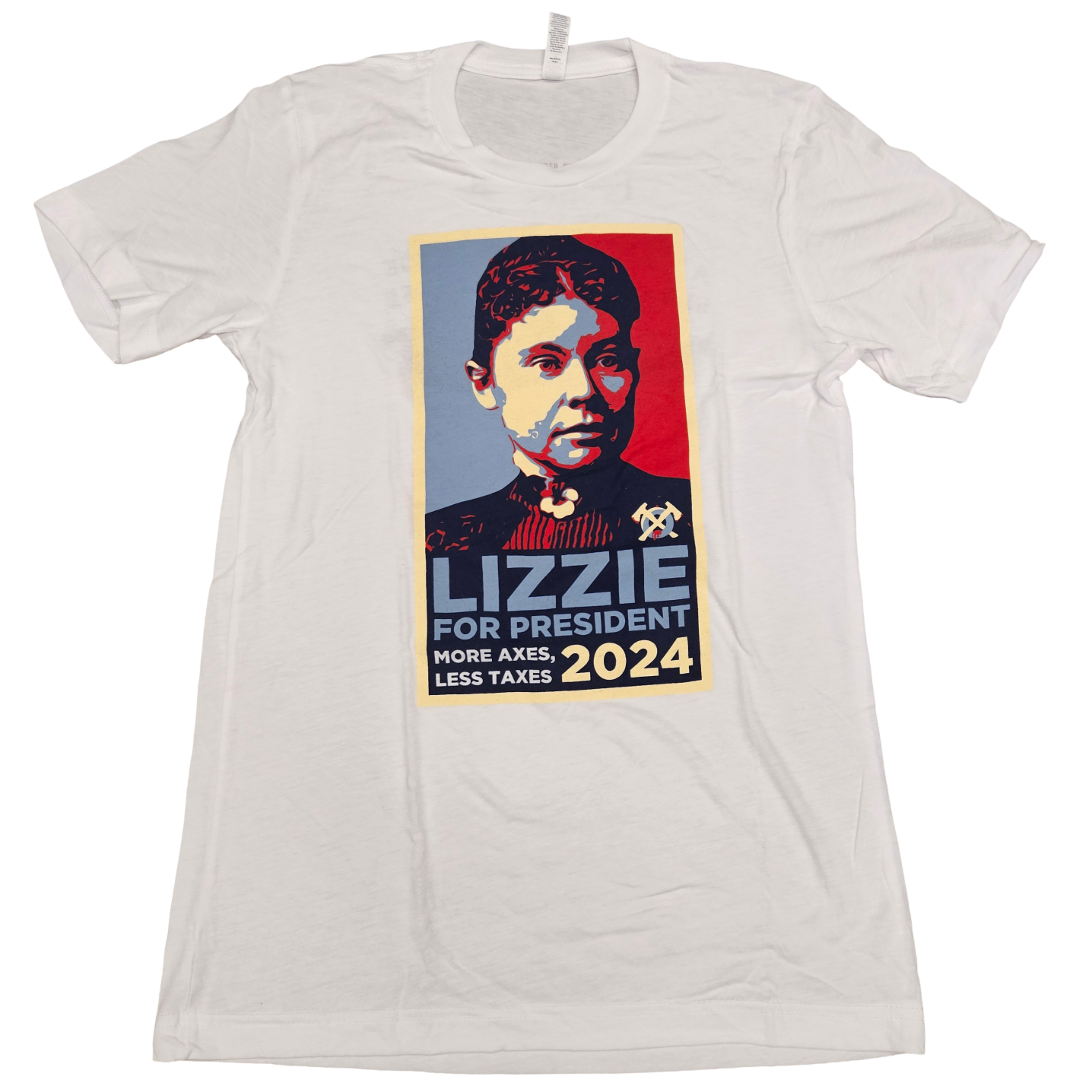 Official Lizzie Borden House T-Shirts - Lizzie for President 2024 Image